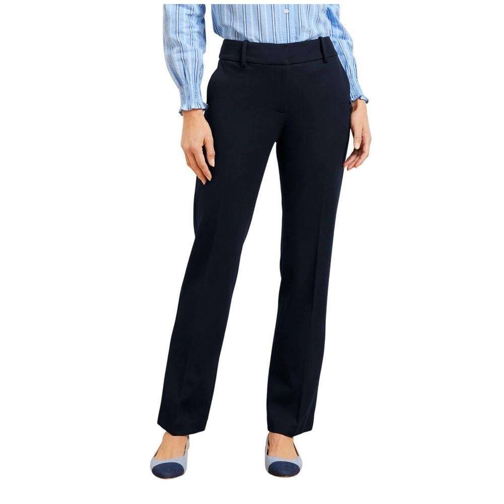 Talbots Newport Pants Cropped Career Dress Pants‎ Indigo Blue Size 6P Nwot $130